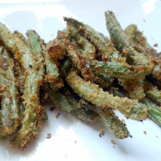 Crispy Baked Green Bean Fries - Sugar Dish Me