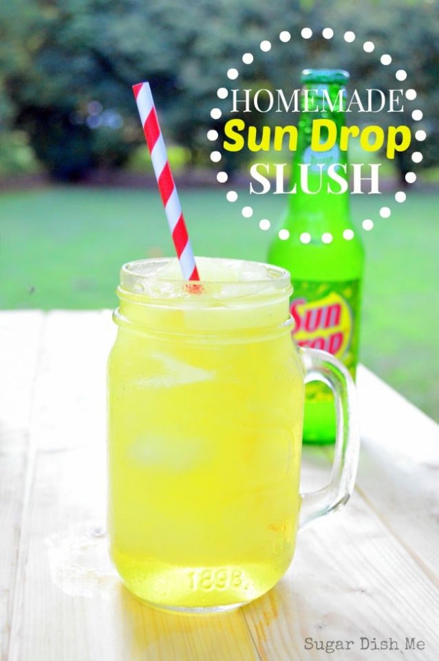 Homemade Sun Drop Slush - Sugar Dish Me