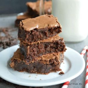 Reese's Peanut Butter Cheesecake Brownies - Sugar Dish Me
