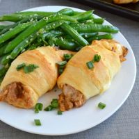 BBQ Chicken Crescent Roll Ups - Sugar Dish Me