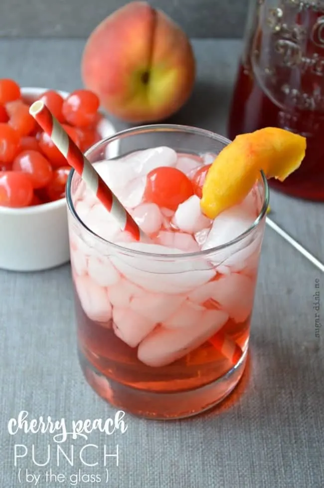 Easy Party Punch Recipe (Peach Flavor) - Celebrations at Home