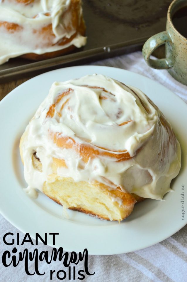 Giant Cinnamon Rolls Sugar Dish Me 9717