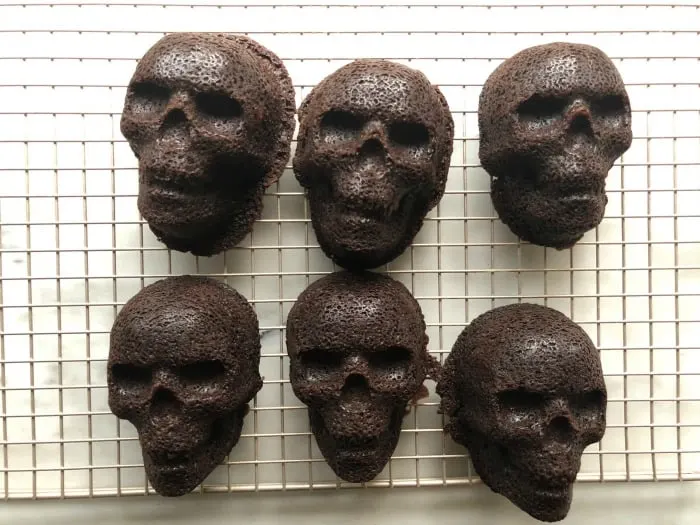 Triple Chocolate Skull Cake Recipe for Nordic Ware Skull Cake Pan