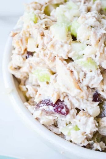 The Best Rotisserie Chicken Salad - Sugar Dish Me