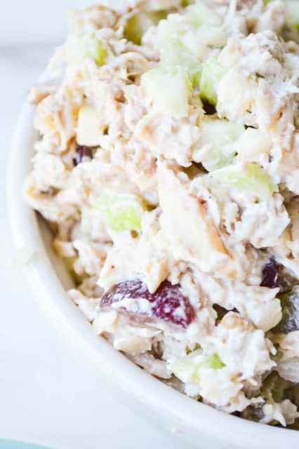 The Best Rotisserie Chicken Salad - Sugar Dish Me