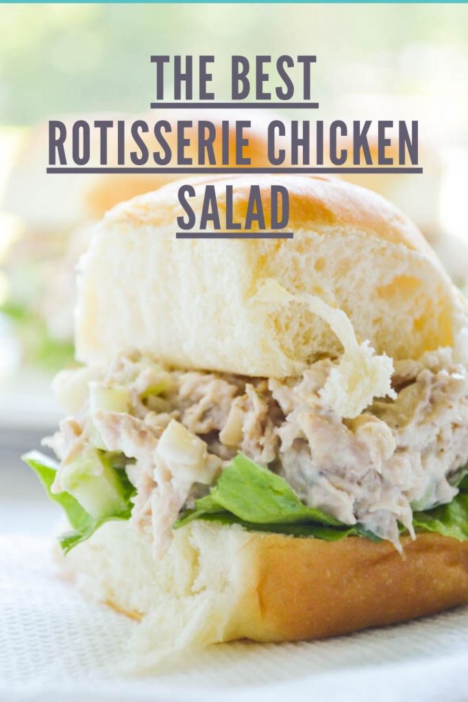 The Best Rotisserie Chicken Salad - Sugar Dish Me